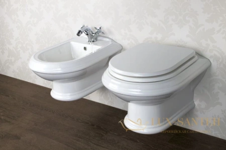 сиденье для унитаза cezares king palace czr-t-163-m-s-cr с механизмом soft close, белый