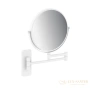 косметическое зеркало timo saona 13076/16, х-5 кратное увеличение, белый матовый
