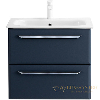 тумба под раковину cezares eco-cer eco-cer-600-2c-so-gr-p 60 см подвесная, grafito