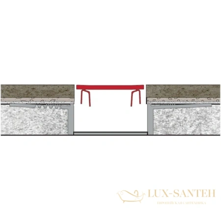 душевой канал berges simpel 091013 1000 мм, хром