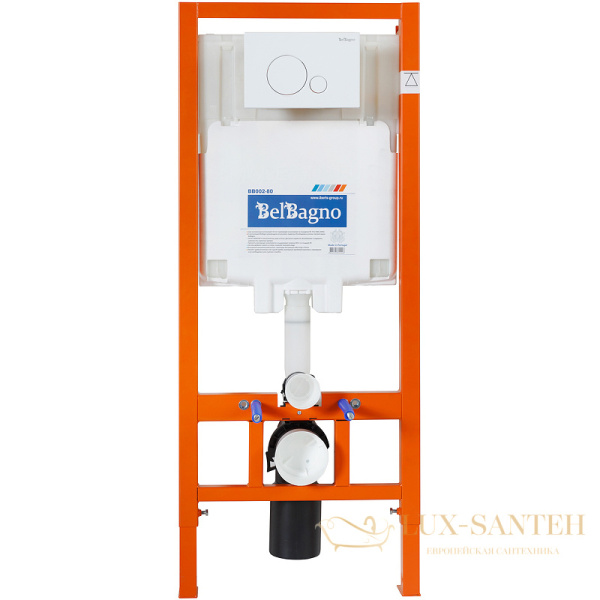 инсталляция belbagno bb002-80/bb014-sr-bianco с клавишей смыва, белый