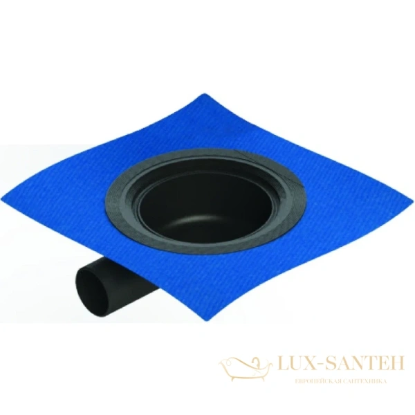 душевой трап berges zentrum antik 090364 99x99/50 мм, матовый хром
