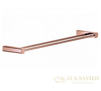 полотенцедержатель двойной gessi rilievo 59405.030 60 см, copper pvd