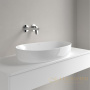 раковина накладная villeroy&boch antao 4a7465r1, 65x40x14,6 cм, ceramicplus, без перелива, белый глянцевый