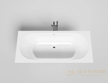 ванна salini ornella axis 103411g s-sense 180x80 см, белый