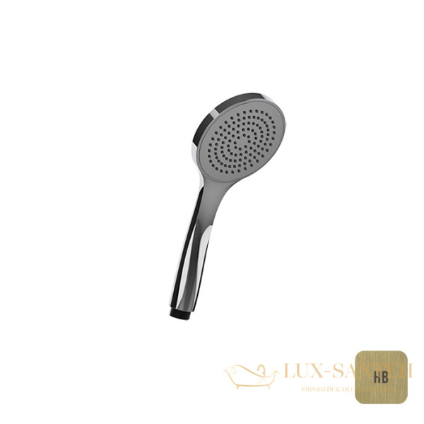 ручной душ velvet, 100 мм,  almar hand showers e082114.hb, латунь брашированная pvd