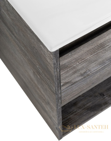 тумба под раковину belbagno kraft kraft-800-1c-so-pp 80 см подвесная, pino pasadena