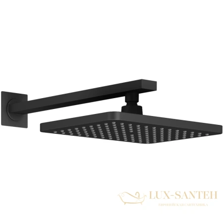 душевой комплект timo petruma sx-5149/03sm 250 мм, черный