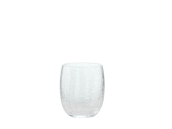 стакан stil haus cracle 1125(tr) настольный с эффектом битого прозрачного стекла 