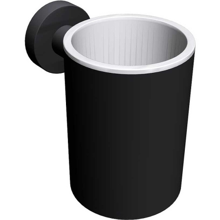 стакан colombo design plus w4902.nm, черный матовый