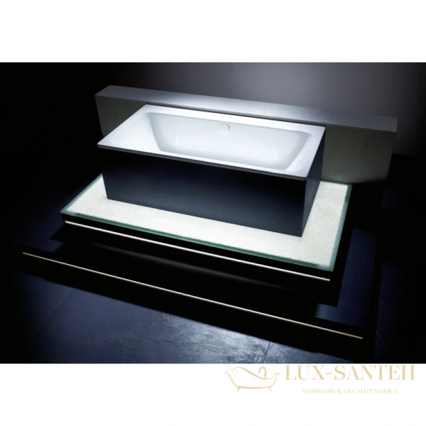 стальная ванна kaldewei asymmetric duo 274430003001 744 190х100 см с покрытием anti-slip и easy-clean, альпийский белый 