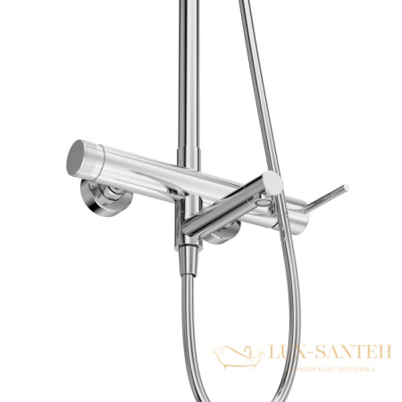 душевая система для ванны cezares relax-cvd-01, хром глянцевый глянцевый