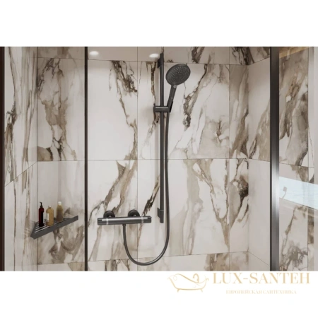 душевая лейка hansgrohe raindance select s 26530340 шлифованный черный хром