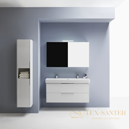 тумба под раковину laufen base 4.0241.2.110.261.1 930х391 мм, белый глянцевый