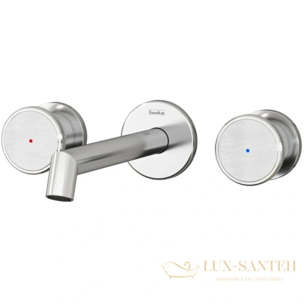 смеситель для раковины teska grand shine e5316 без донного клапана, хром