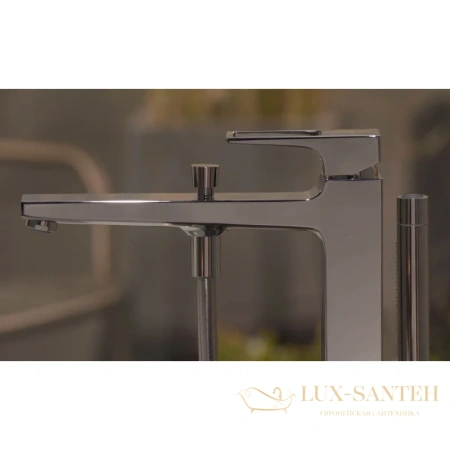 напольный смеситель для ванны hansgrohe metropol 74532000, хром