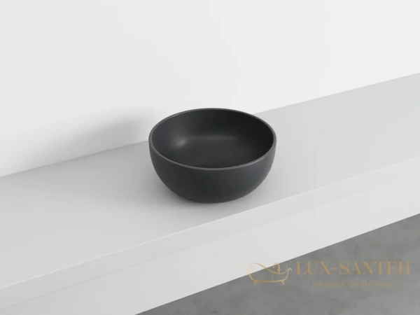 раковина накладная, cielo, shui shba40 lv, 400х400х185h мм, без отверстия для смесителя, без перелива, lavagna