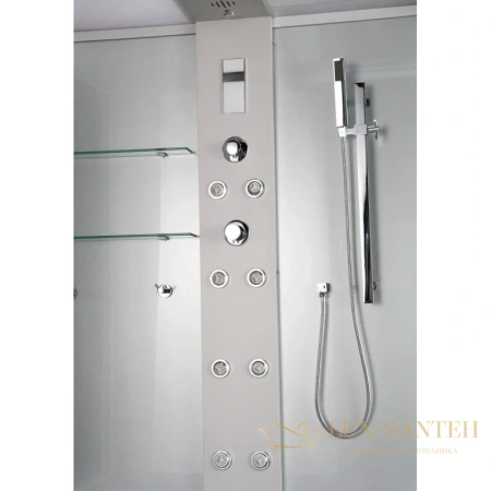 душевая кабина timo lux tl-1506 168x90x220 см, стекло прозрачное