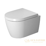Чаша подвесного безободкового унитаза Duravit ME by Starck 2530090000 Rimless, компакт, белый