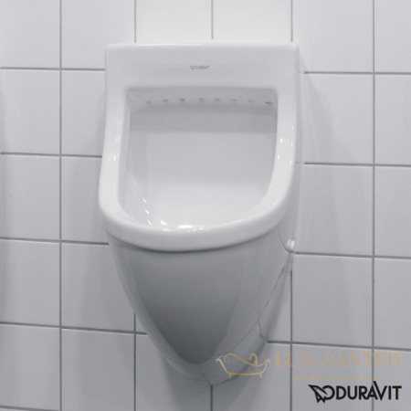 писсуар duravit starck 3 0821350000 подвод воды сзади, белый