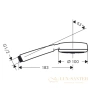 ручной душ hansgrohe crometta 100 1jet 26825400