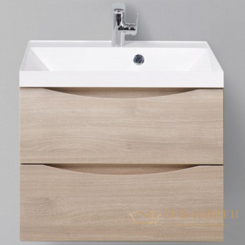 тумба под раковину belbagno marino marino-650-2c-so-rg-p 65 см подвесная, rovere grigio