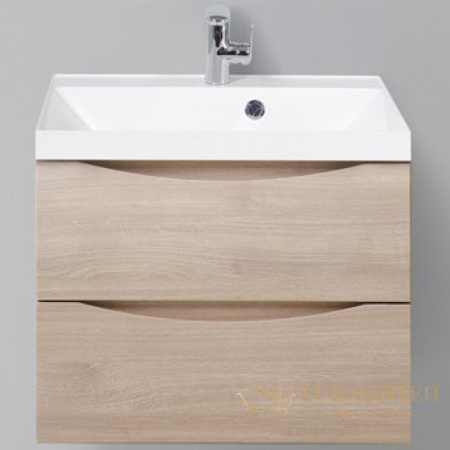 тумба под раковину belbagno marino marino-700-2c-so-rg-p 70 см подвесная, rovere grigio