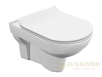 подвесной унитаз cersanit city clean on dpl eo slim, s-mz-city-con-s-dl-w, цвет белый
