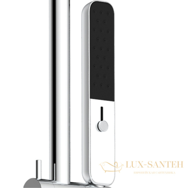 душевая система для душа встраиваемая aquame, aqm8401cr, с термостатом, хром