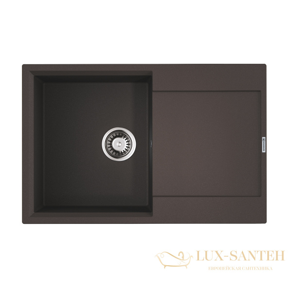 кухонная мойка omoikiri daisen 78t-dc tetogranit х темный шоколад, 4993526