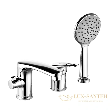 смеситель на борт ванны lemark luna lm4147c, хром