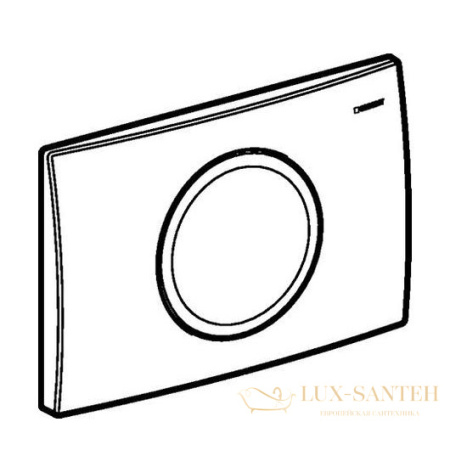 смывнaя клавиша geberit delta11 115.120.46.1, хром матовый