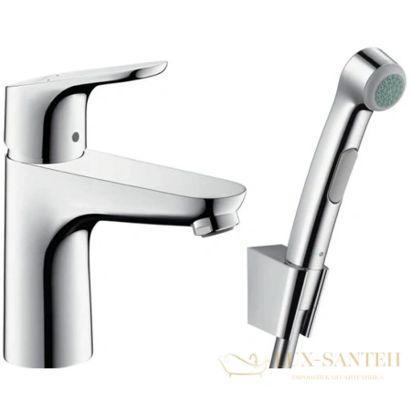 смеситель для раковины hansgrohe focus 31927000 с гигиеническим душем