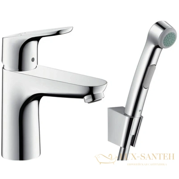 смеситель для раковины hansgrohe focus 31927000 с гигиеническим душем