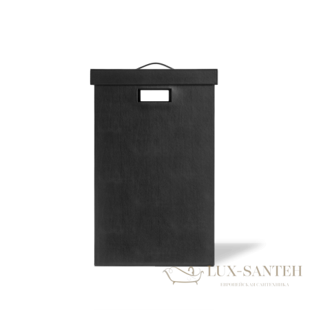 корзина для белья с крышкой decor walther brownie wb, 0924960, черный