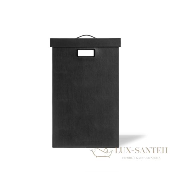 корзина для белья с крышкой decor walther brownie wb, 0924960, черный