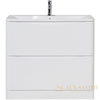 тумба под раковину belbagno acqua acqua-800-2c-pia-bl 80 см, bianco lucido
