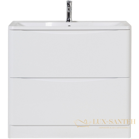 тумба под раковину belbagno acqua acqua-1000-2c-pia-bl 100 см, bianco lucido