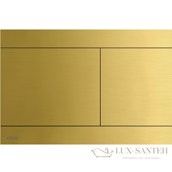 кнопка управления alcaplast flat, fun-brass, металл–латунь