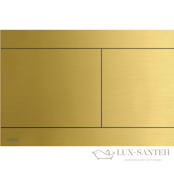 кнопка управления alcaplast flat, fun-brass, металл–латунь