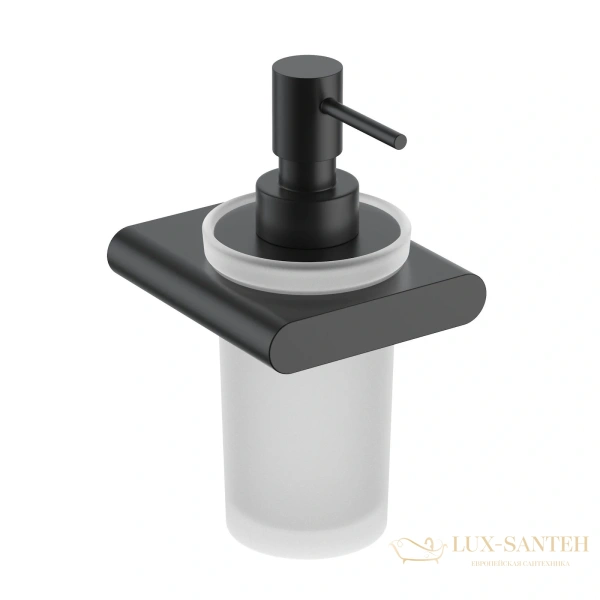 дозатор timo luiro 18439/03, черный матовый