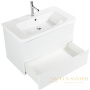 тумба под раковину belbagno albano-cer albano-cer-1050-2c-so-bl 105 см подвесная, bianco lucido