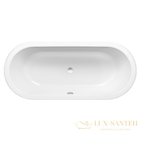 ванна bette starlet flair oval 8774-000 plus 1780х780 мм шумоизоляция, антигрязевое покрытие, белый