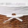 плетеная корзина wasserkraft leine wb-350-l для белья, светло-коричневый