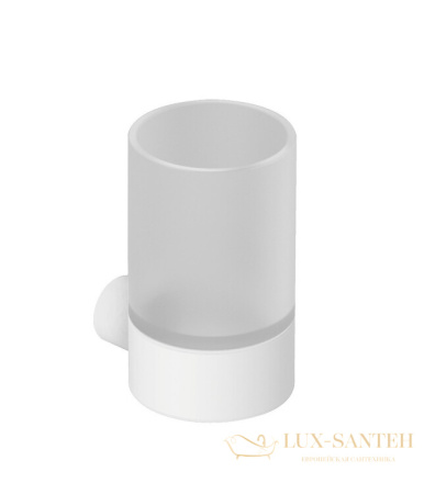 стакан для зубных щеток подвесной kludi vela r, 5897553, белый матовый