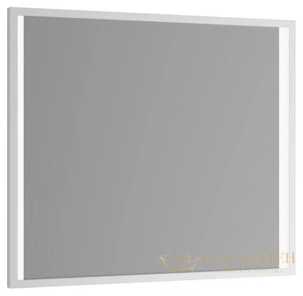 зеркало с подсветкой keuco edition 90, 19097012500, 800х700х56 мм, алюминий