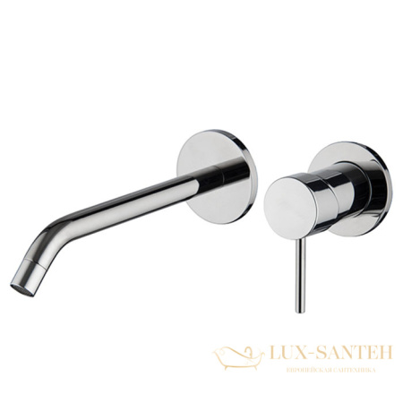 смеситель для раковины встраиваемый fima carlo frattini spillo up f3051wlx8cr, с донным клапаном, хром