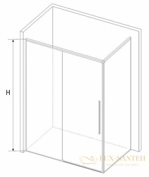 душевой уголок rgw stilvoll 323242100-011 sv-42-1 100x100, профиль хром, стекло прозрачное