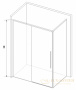 душевой уголок rgw stilvoll 323242100-011 sv-42-1 100x100, профиль хром, стекло прозрачное