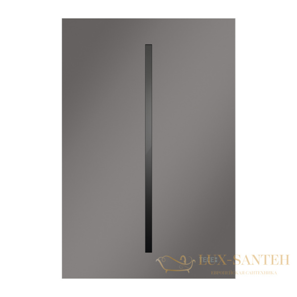 электронная панель смыва писсуара tecefilo-velvet, питание от сети 230 в, grigio londra / антрацитовый 9242023